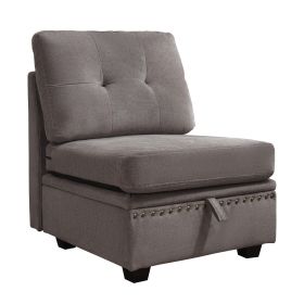 Vintage Modular Sectional Sofa, Convertible Multiple Combination Sofa Couch with Storage, Memory Foam