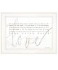 "Love Never Fails" by Cindy Jacobs, Ready to Hang Framed Print, White Frame