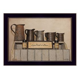 "A Friend Loveth at All Time" By Susie Boyer, Ready to Hang Framed Print, Black Frame