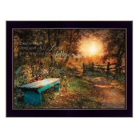 "Show Me the Path" by Robin-Lee Vieira, Ready to Hang Framed Print, Black Frame