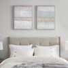 Hand Embellished Glitter 2-piece Canvas Wall Art Set