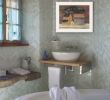 "HOT BATH" by Pam Britton, Ready to Hang Framed print, White Frame
