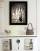 "Moody Gray Wine Glass Still Life" by Bluebird Barn, Ready to Hang Framed Print, Black Frame